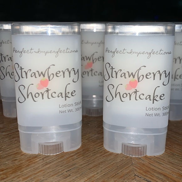 Only 2 left Handmade Strawberry Shortcake Lotion Stick - Picture 7 of 10